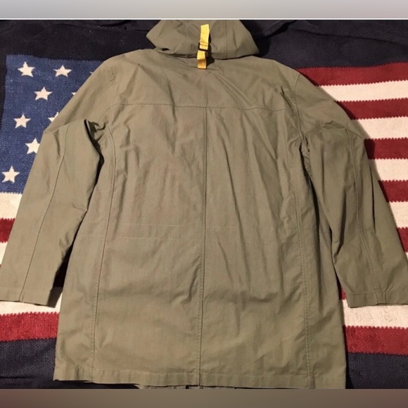 NWOT Vintage 90s Tommy Hilfiger Jeans Military Trench Jacket L Stadium Sportsman - Picture 12 of 12